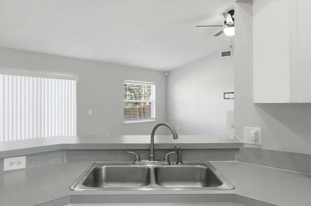 a close view of sink and tap