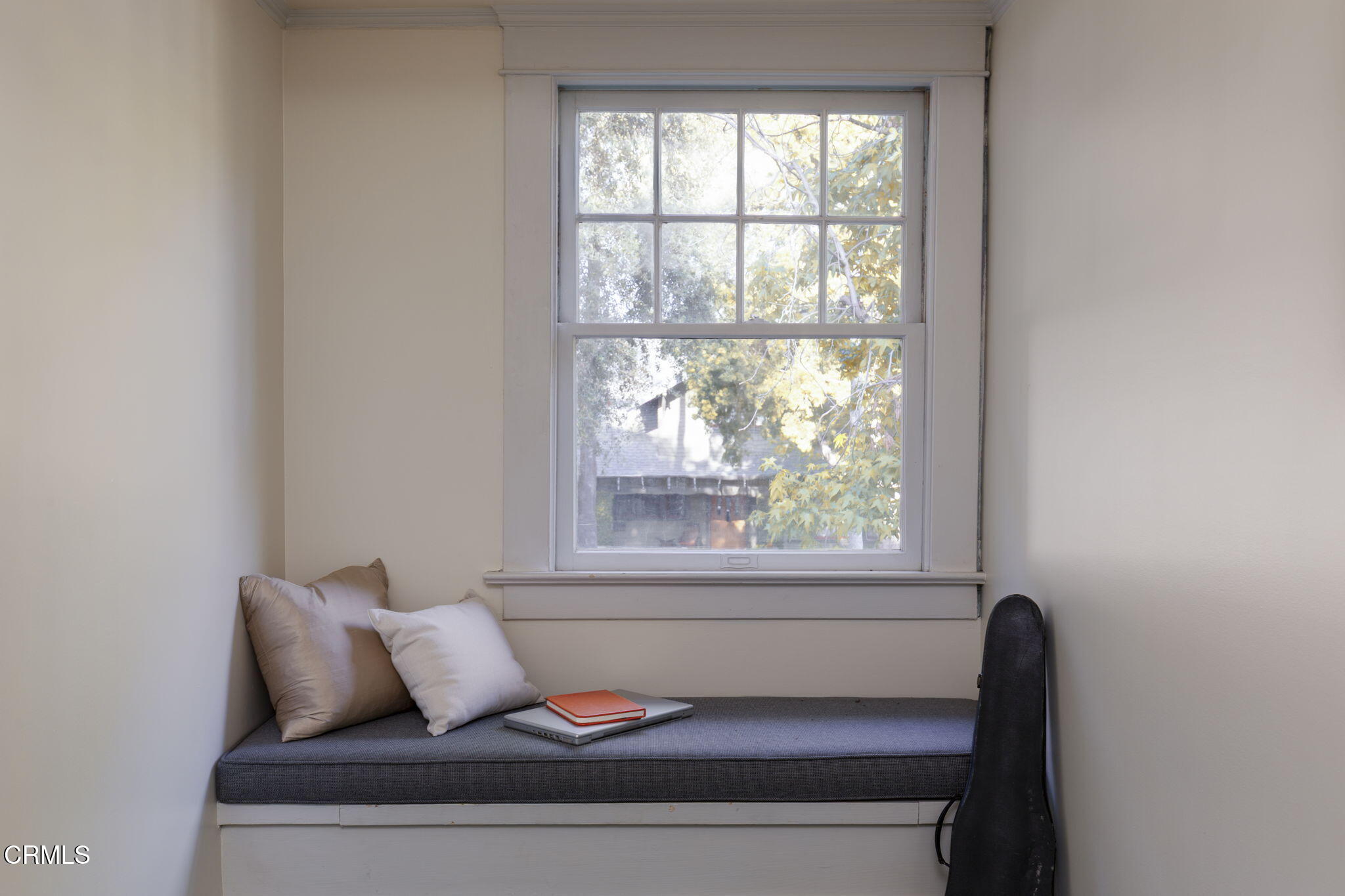 1813 Wayne Avenue South Pasadena, CA 91030 - Photo 46 of 56 a wooden bench sitting in a bedroom next to a window