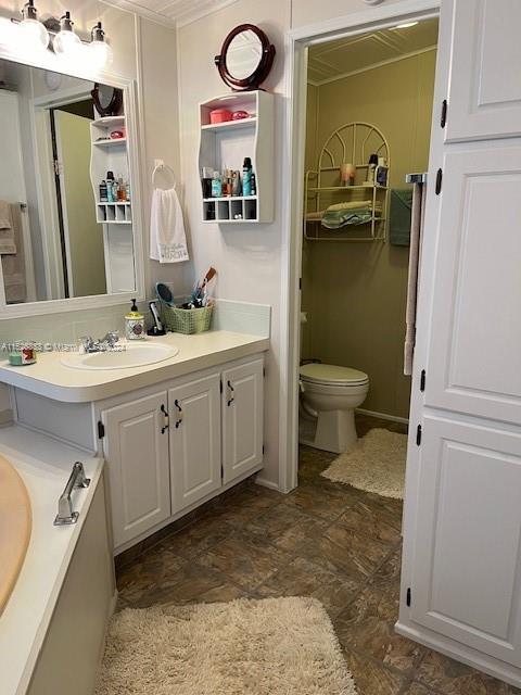 Martin County Stuart, FL 34997 - Photo 13 of 20 a spacious bathroom with a toilet sink and mirror