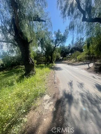 a view of backyard with green space