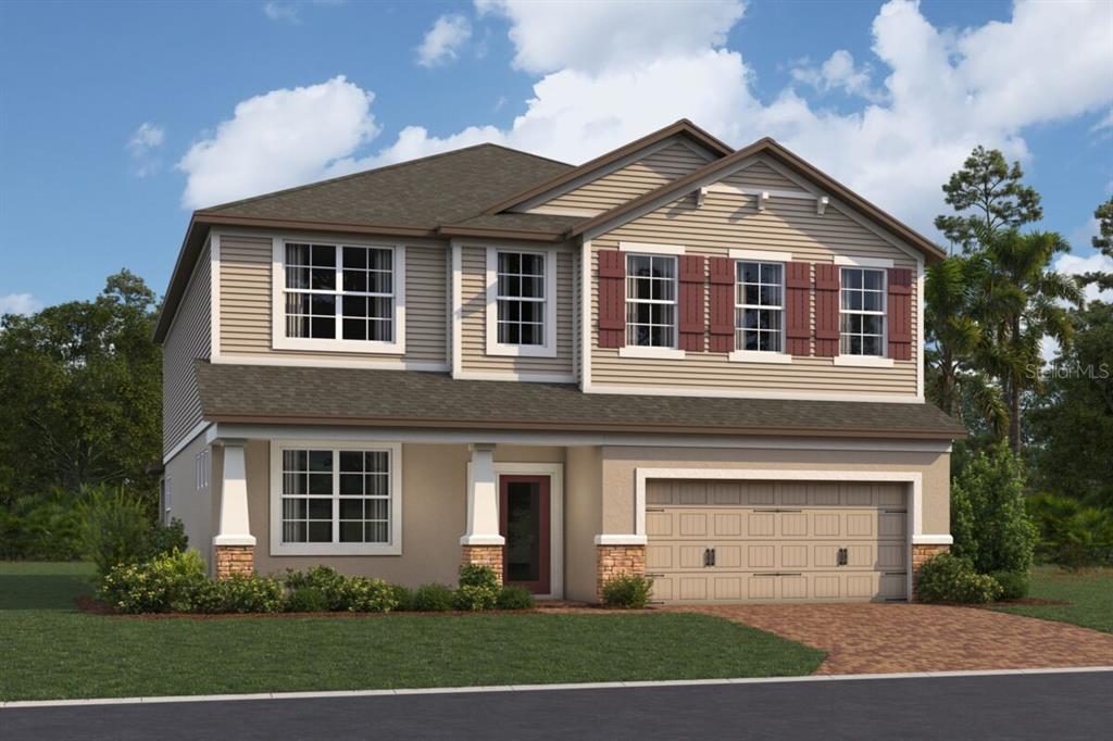 5308 High Line Drive St. Cloud, FL 34771 - Photo 15 of 18 a front view of a house with a yard