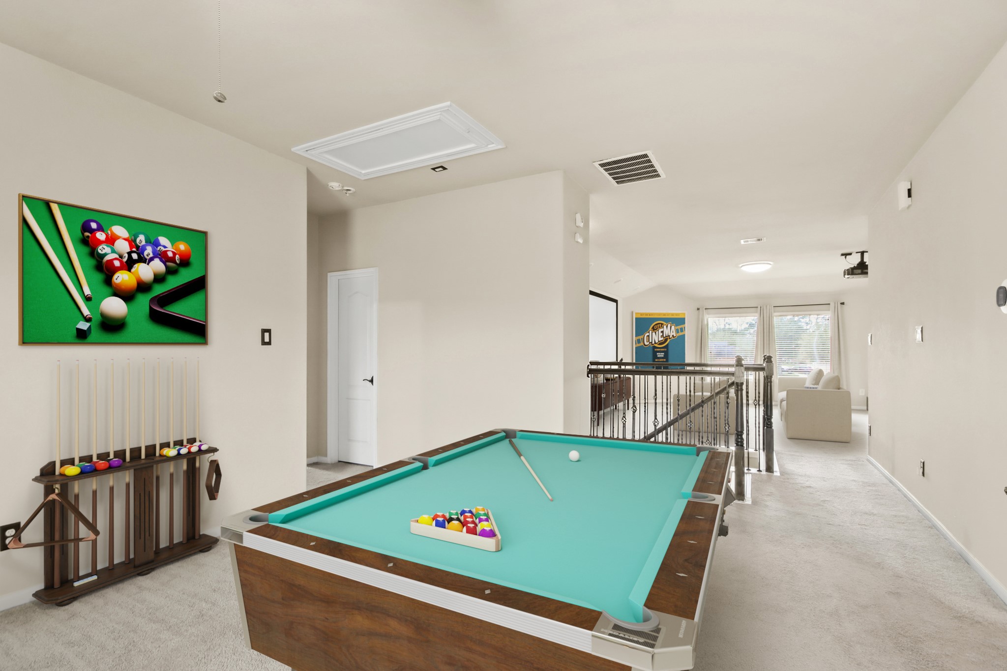 25407 Terrain Park Drive Spring, TX 77373 - Photo 28 of 33 a room with furniture and a flat screen tv