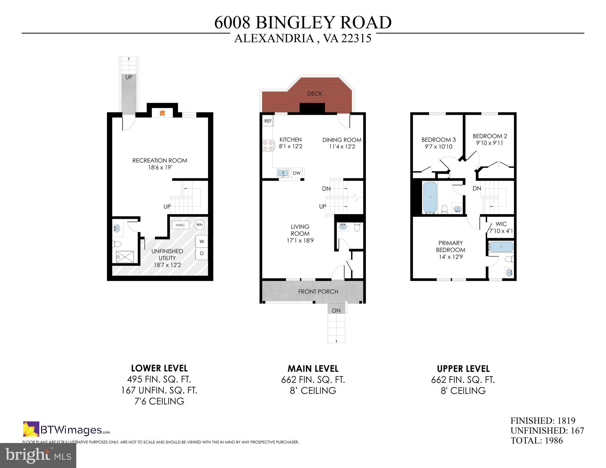 6008 Bingley Road Alexandria, VA 22315 - Photo 39 of 39 Floorplans