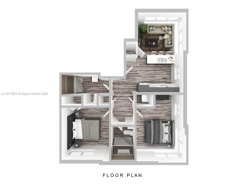 1552 Euclid Avenue, Unit 6 Miami Beach, FL 33139 - Photo 8 of 8 a living room with a sink furniture and a window