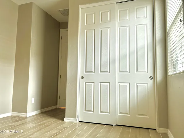 a view of front door