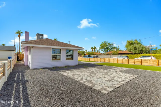 a view of a wooden door of a house