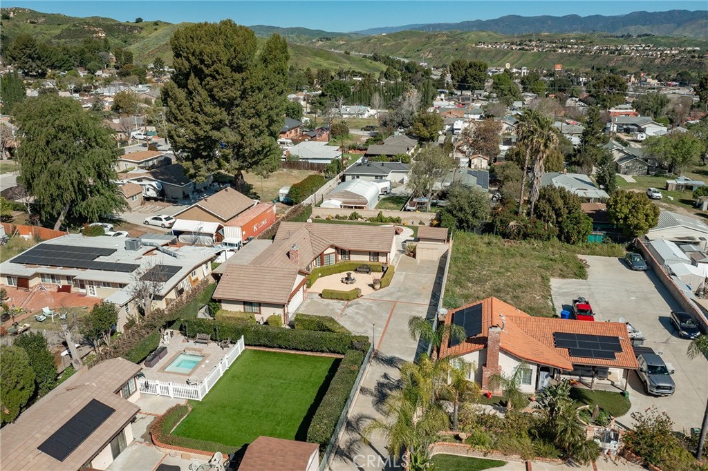 27843 Parker Road Castaic, CA 91384 - Photo 53 of 61 an aerial view of a house with a yard
