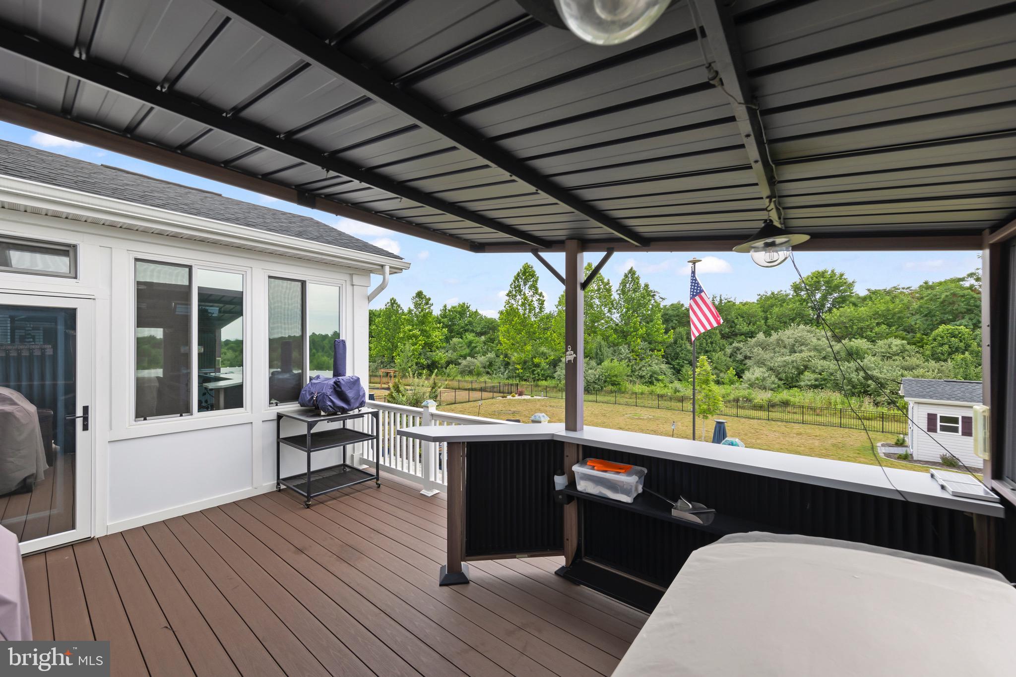 109 Decatur Circle Stephens City, VA 22655 - Photo 16 of 79 Spectacular Outdoor "Kitchen" BBQ Deck set up