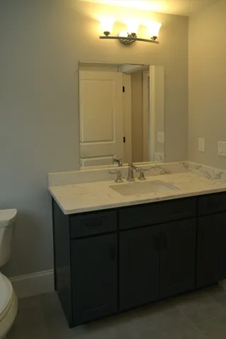 a bathroom with a sink and a toilet