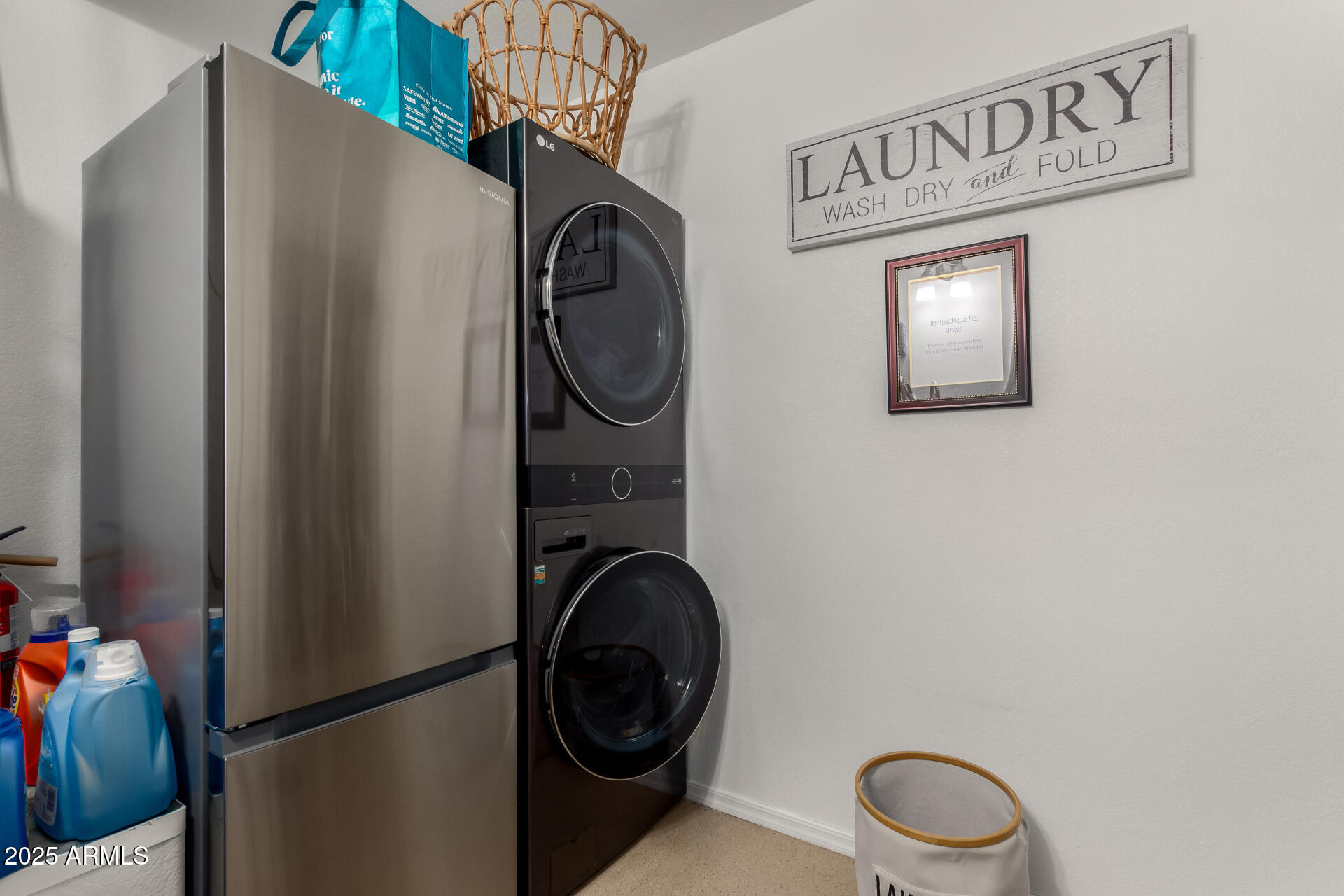 5956 East Phelps Road Scottsdale, AZ 85254 - Photo 44 of 60 a view of storage and utility room with washer and dryer