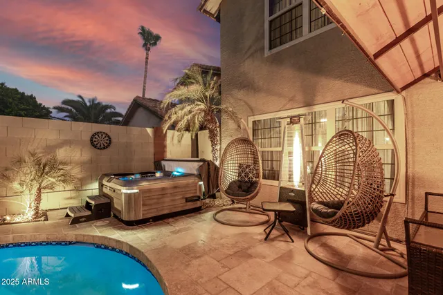 a view of a house with sitting area and sitting area