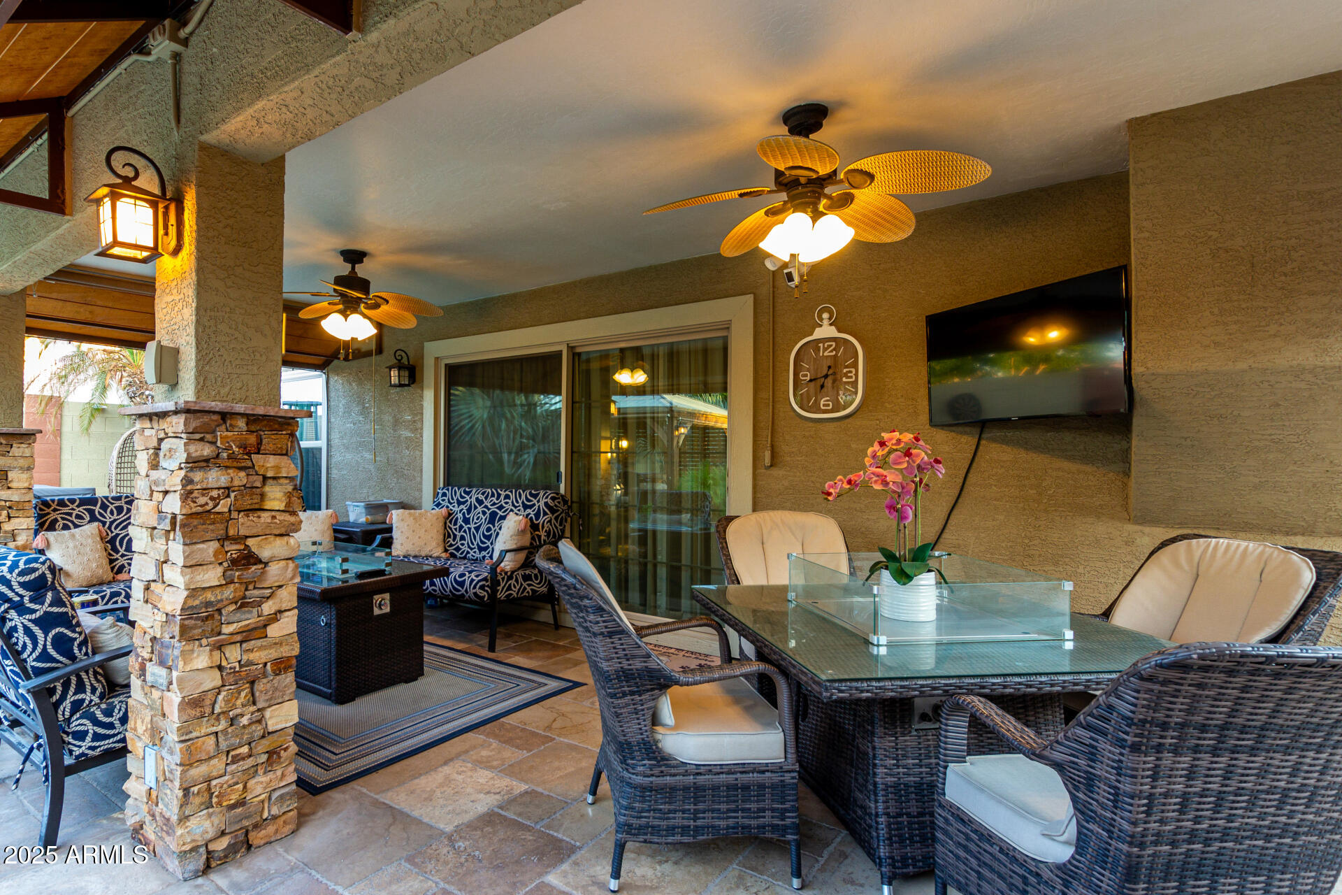 5956 East Phelps Road Scottsdale, AZ 85254 - Photo 51 of 60 a view of a dining room with furniture and chandelier
