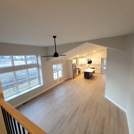 a very nice looking room with a large window