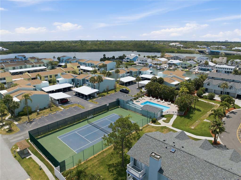 643 Garland Circle Indian Rocks Beach, FL 33785 - Photo 69 of 81 an aerial view of a house with a ocean view