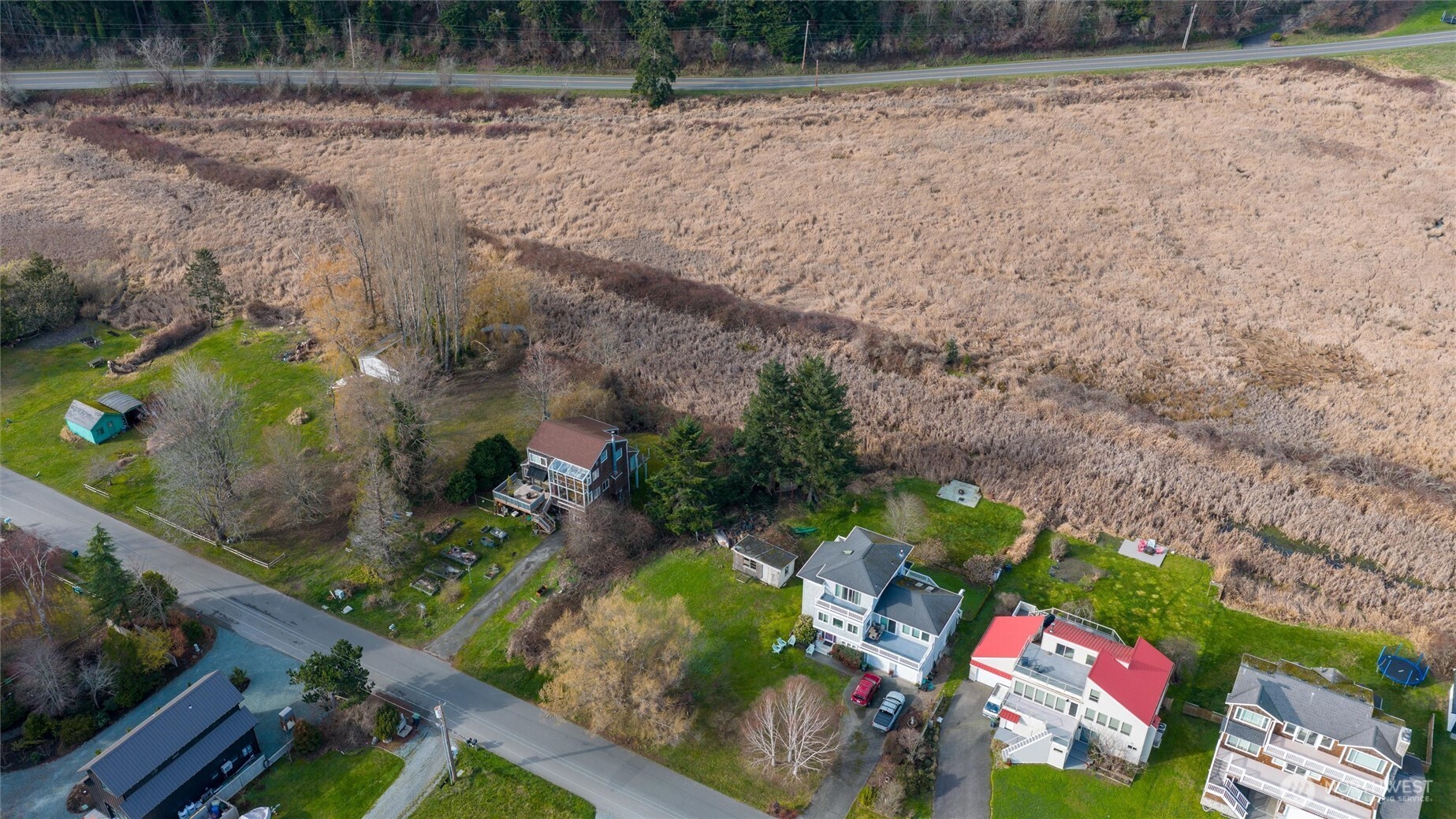 0 Shore Avenue Freeland, WA 98249 - Photo 11 of 20 a view of a yard with potted plants