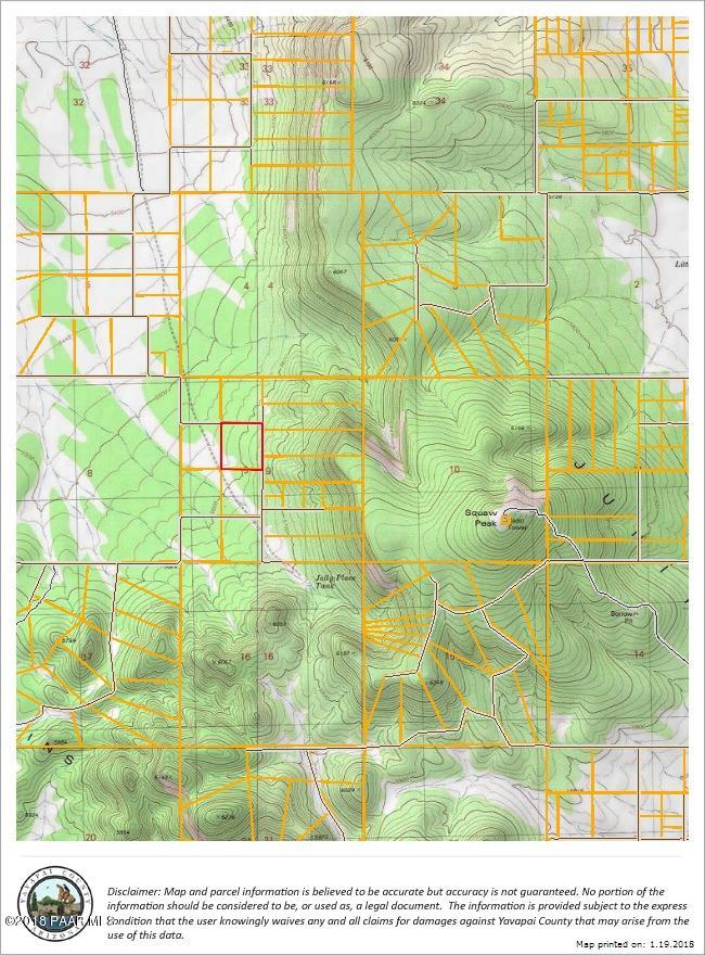 998 Sierra Verde Ranch Seligman, AZ 86337 - Photo 2 of 5 Clark Lot 998 Topo SVR