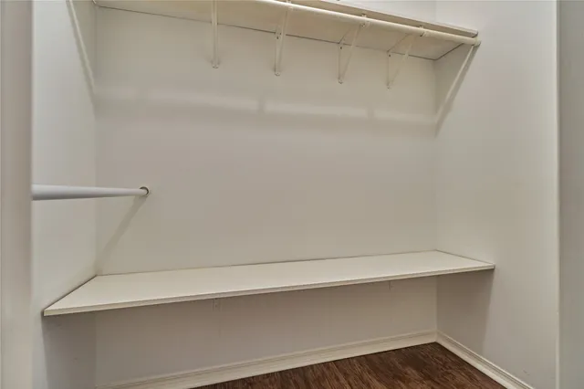 a close up view of racks on the wall