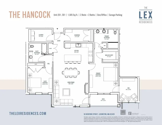 $1,499,900 | 93 Bedford Street, Unit 201, Lexington, MA 02420
