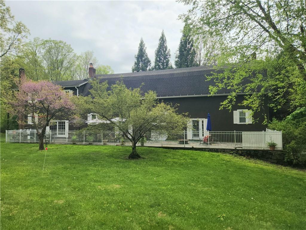 Rear view of house