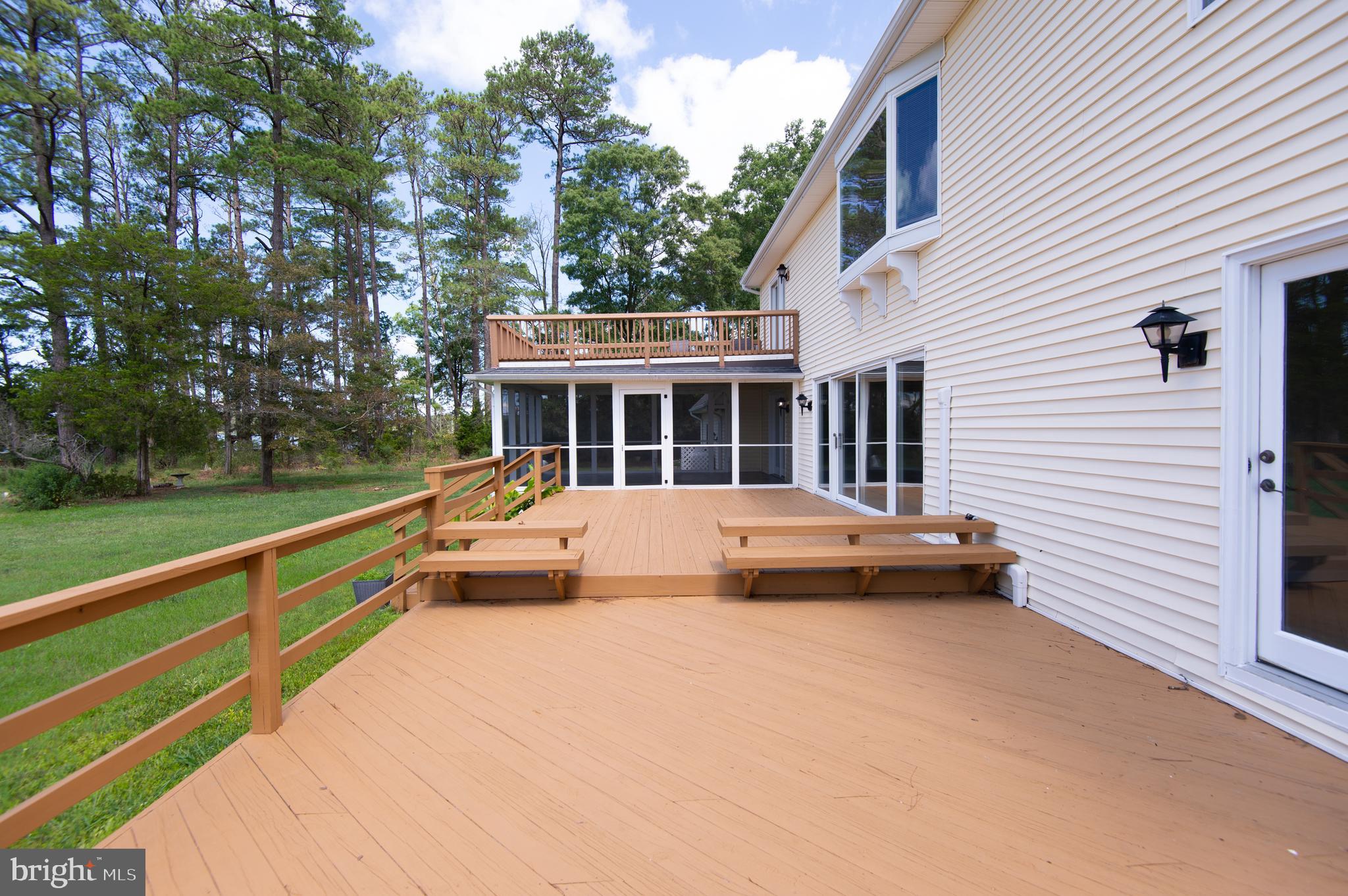 1619 Perseus Road Cambridge, MD 21613 - Photo 75 of 79 Rear Deck w/Water Views