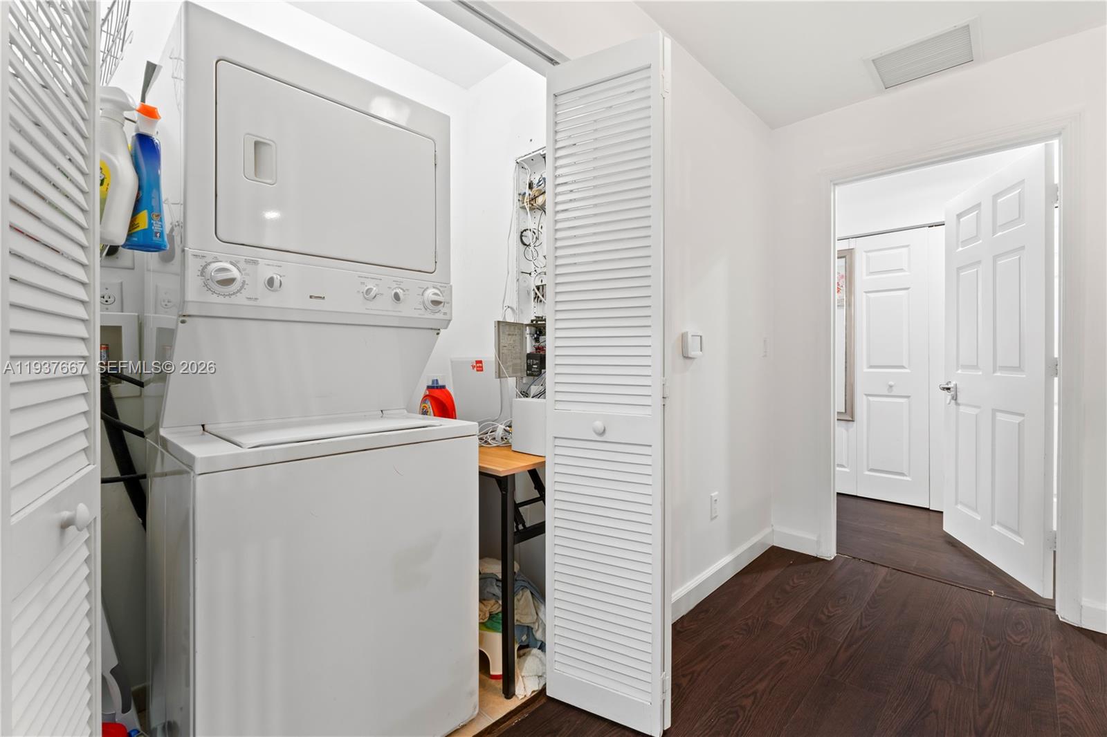 8395 Southwest 73rd Avenue, Unit 115 Miami, FL 33143 - Photo 14 of 26 a utility room with dryer and washer