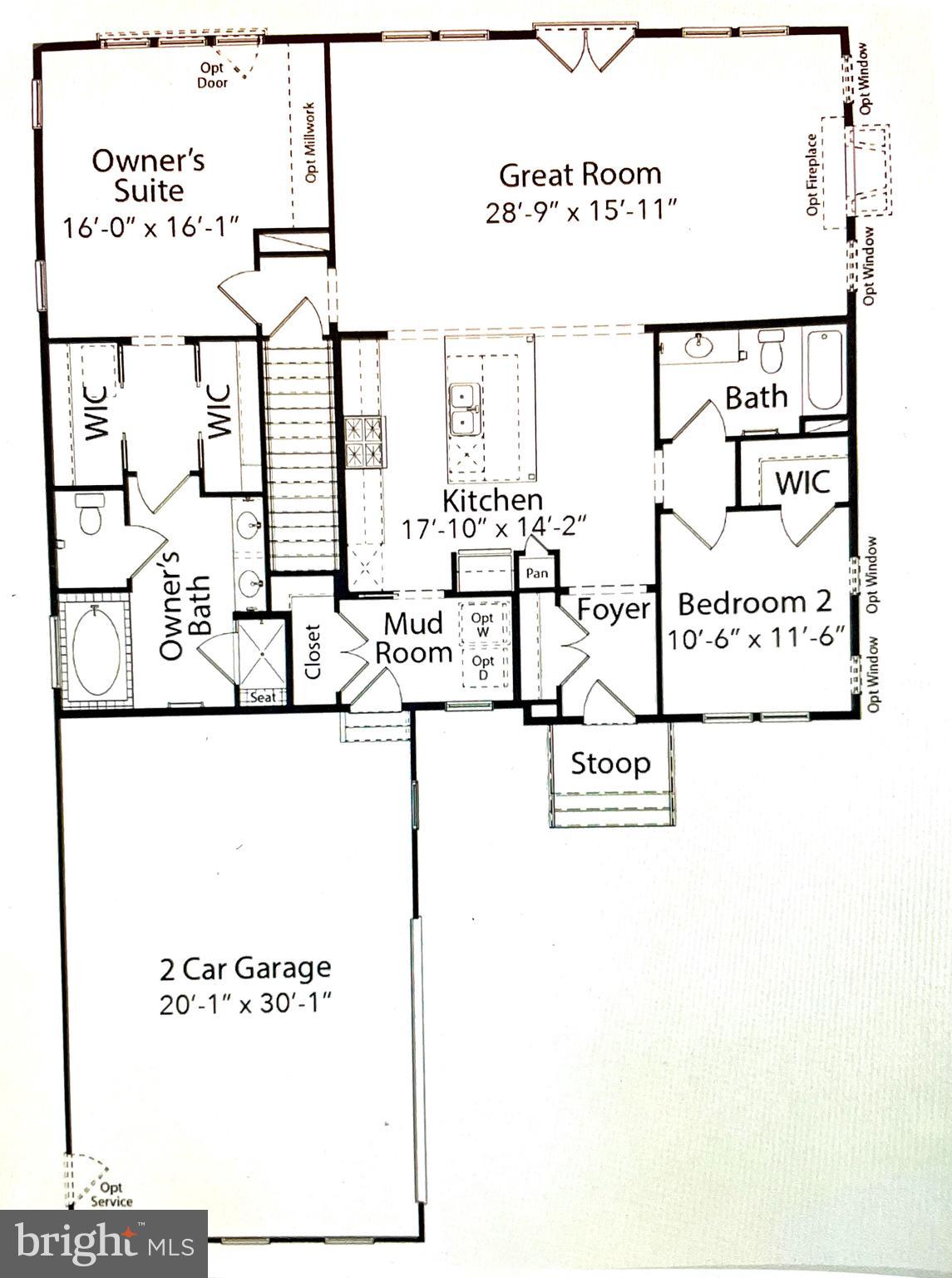 481 Sunset Loop Mineral, VA 23117 - Photo 86 of 87 Evergreene Homes Original Main Level Floor Plan
