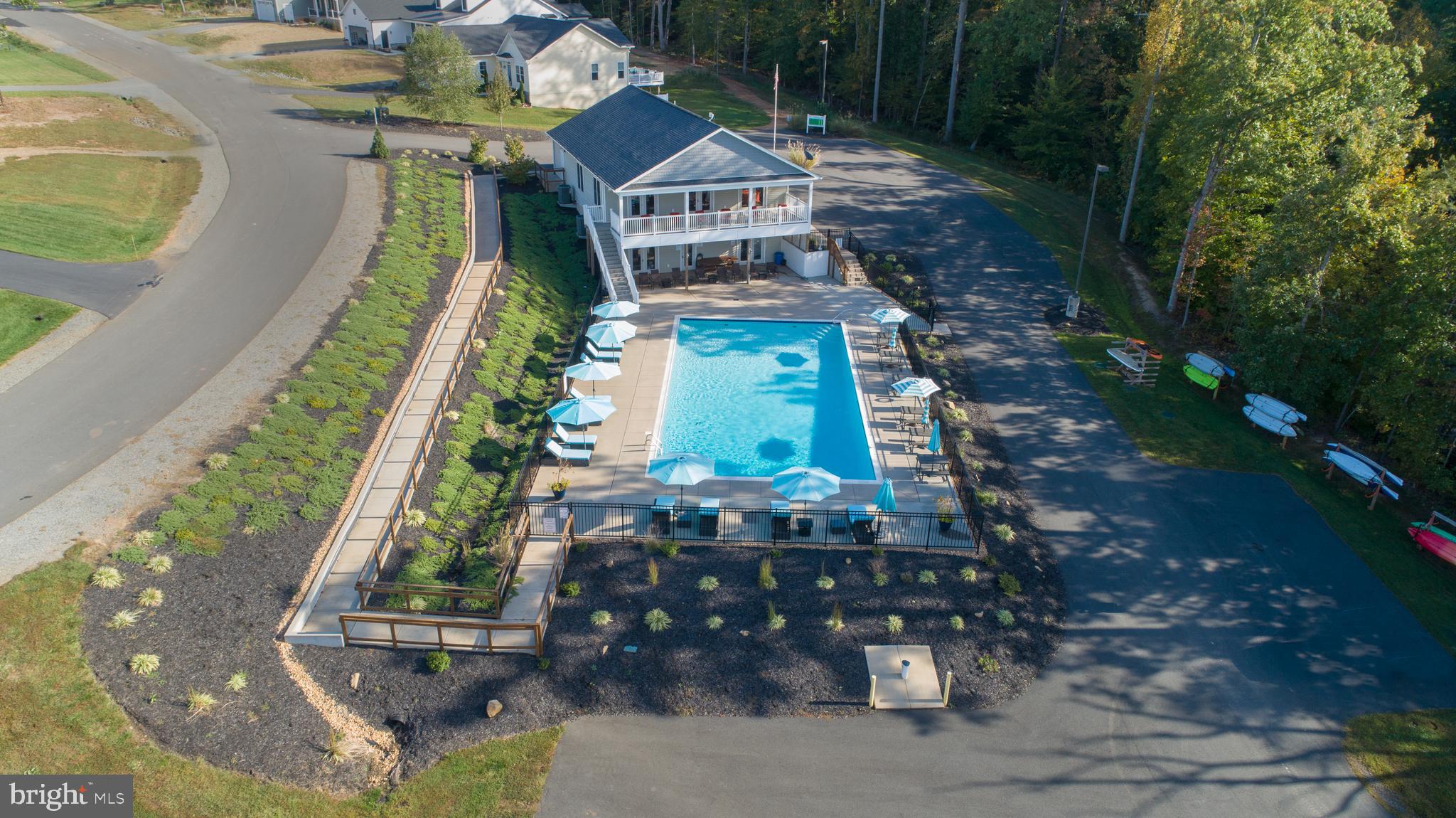 481 Sunset Loop Mineral, VA 23117 - Photo 75 of 87 Aerial View of Pool/Clubhouse