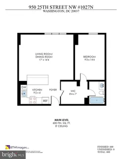 $265,000 | 950 25th Street Northwest, Unit 1027N, Washington, DC 20037