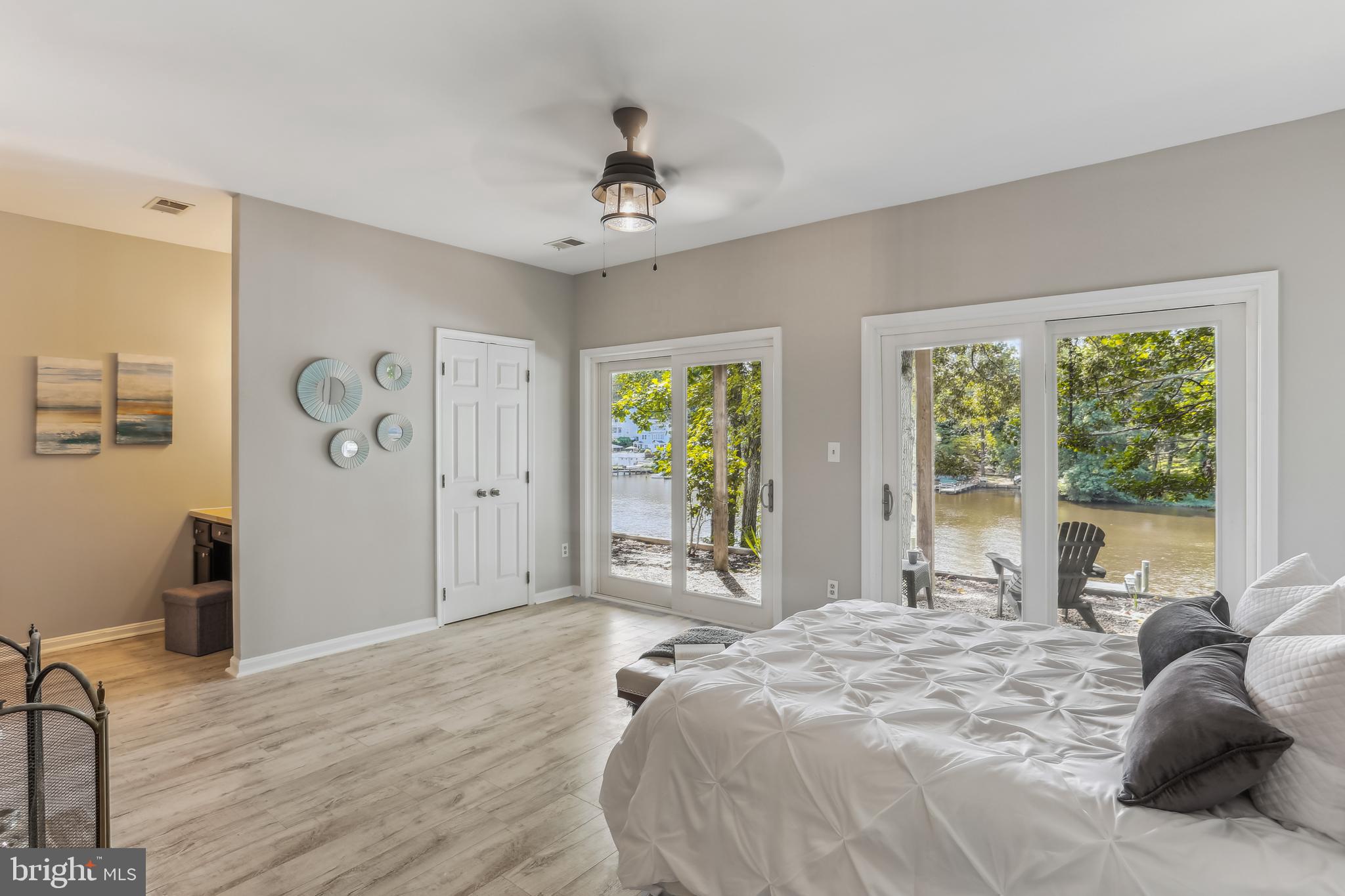 591 Riverside Drive Pasadena, MD 21122 - Photo 11 of 31 Primary bedroom with beautiful water views