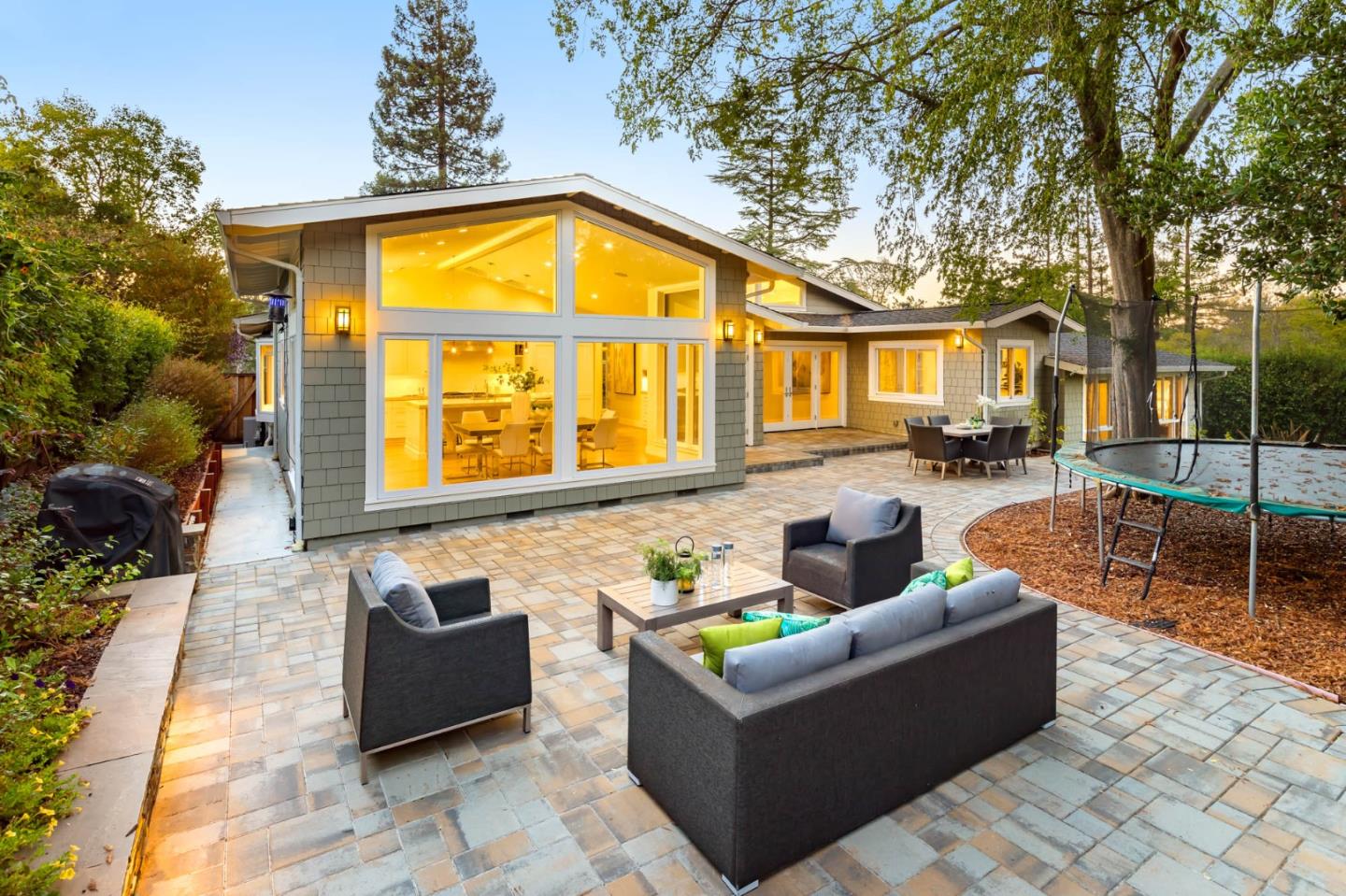 631 La Mesa Drive Portola Valley, CA 94028 - Photo 24 of 27 a view of a couches and a couches in a patio