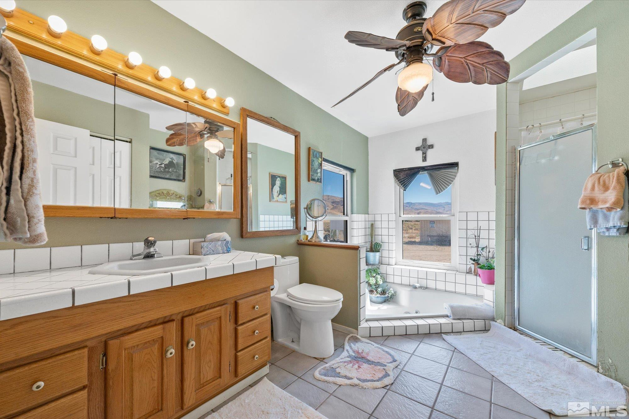 16300 Pyramid Way Reno, NV 89510 - Photo 23 of 36 a bathroom with a sink a toilet and shower
