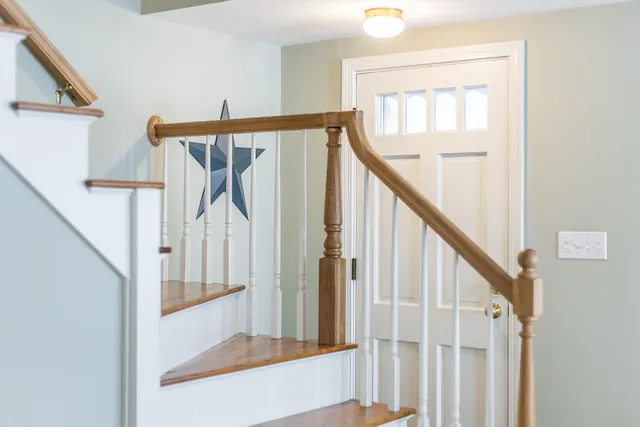 a view of a house with a deck