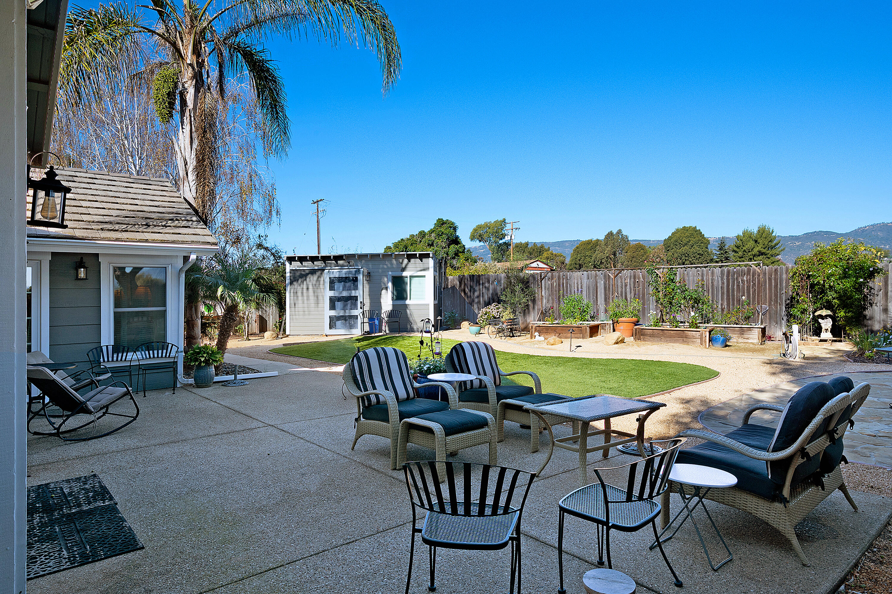 5000 Oak Ridge Road Santa Barbara, CA 93111 - Photo 25 of 31 Low Maintinance Back Yard
