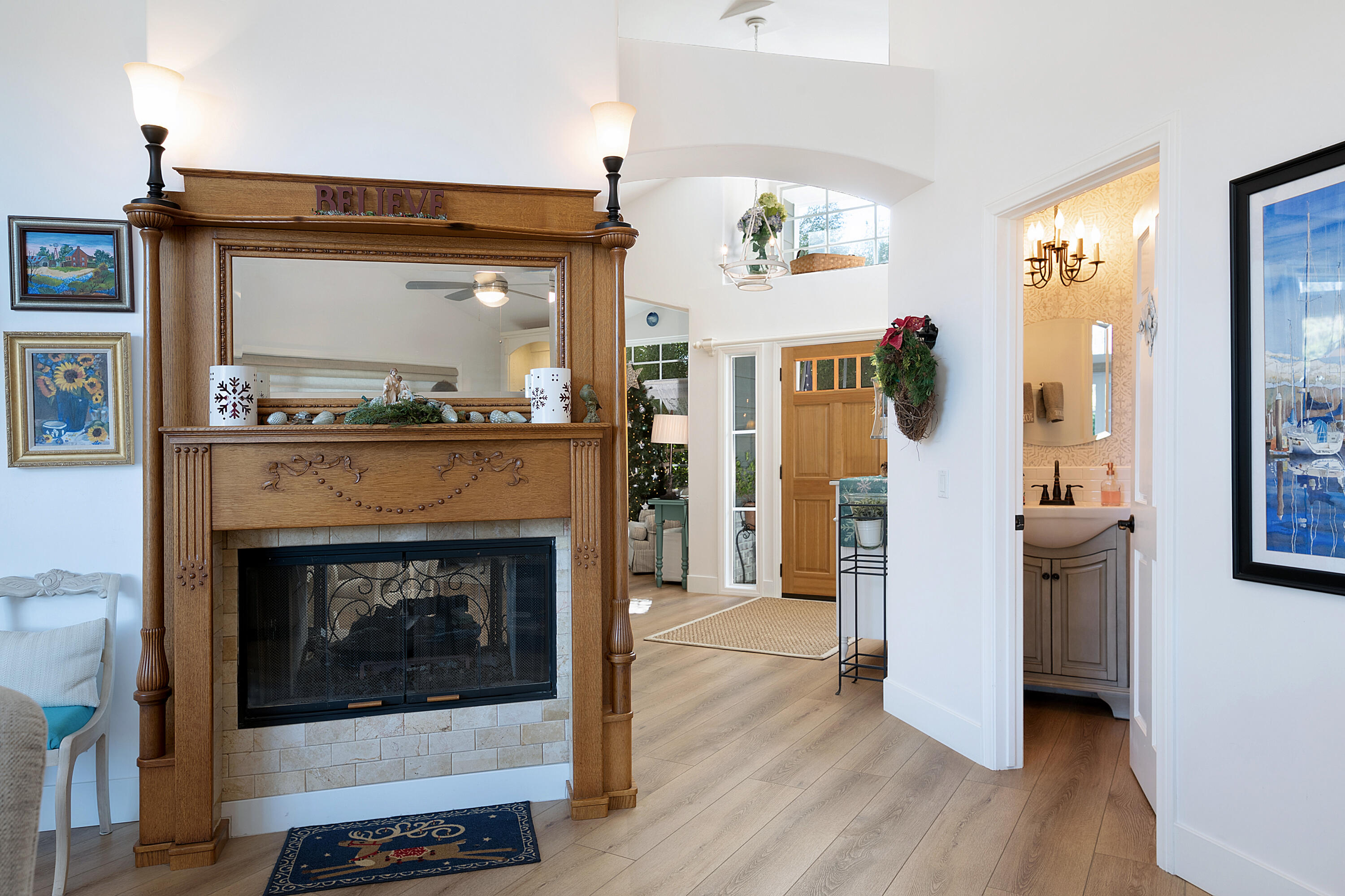 5000 Oak Ridge Road Santa Barbara, CA 93111 - Photo 6 of 31 Antique Mantel