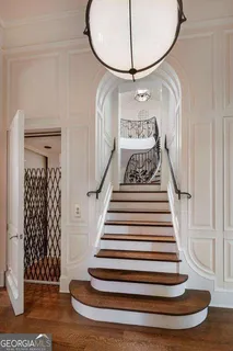 a view of entryway with a dining room