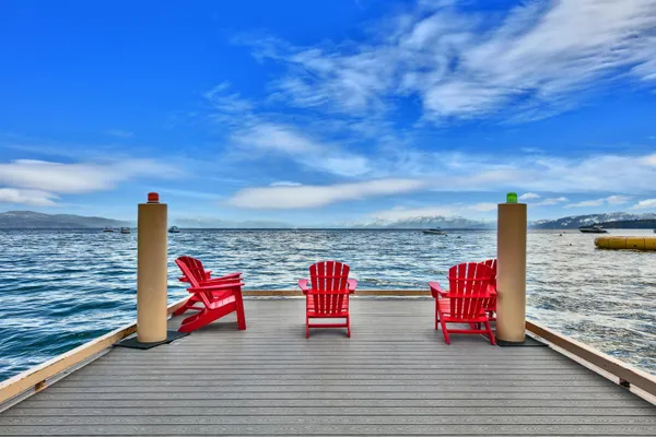 a view of outdoor space with seating space