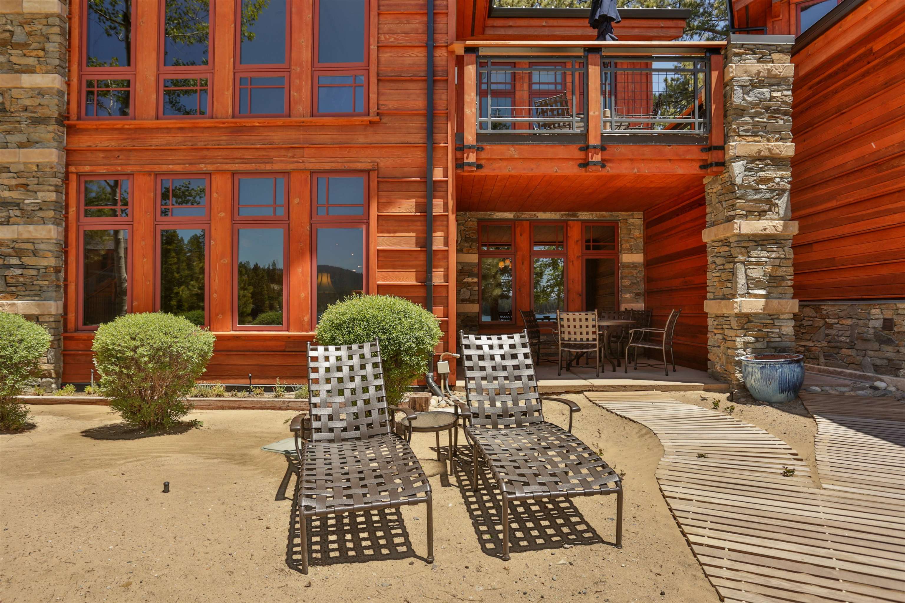 6750 North Lake Boulevard, Unit 3C Tahoe Vista, CA 96148 - Photo 20 of 22 a view of a brick building with many windows