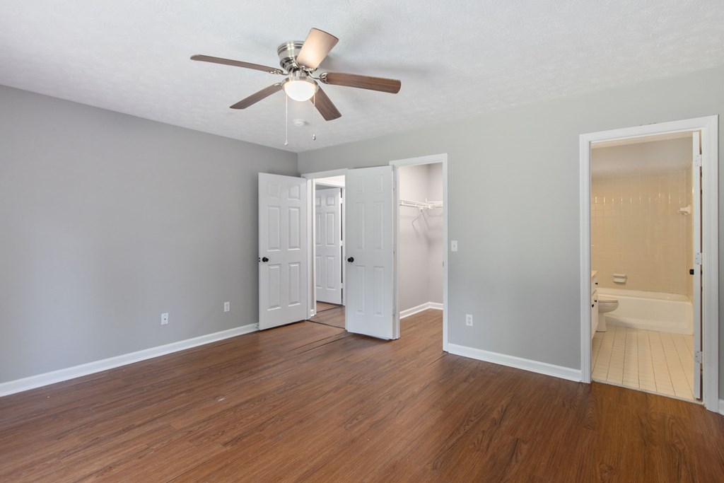 3613 Maryland Circle, Unit A Columbus, GA 31907 - Photo 17 of 28 a view of an empty room with wooden floor