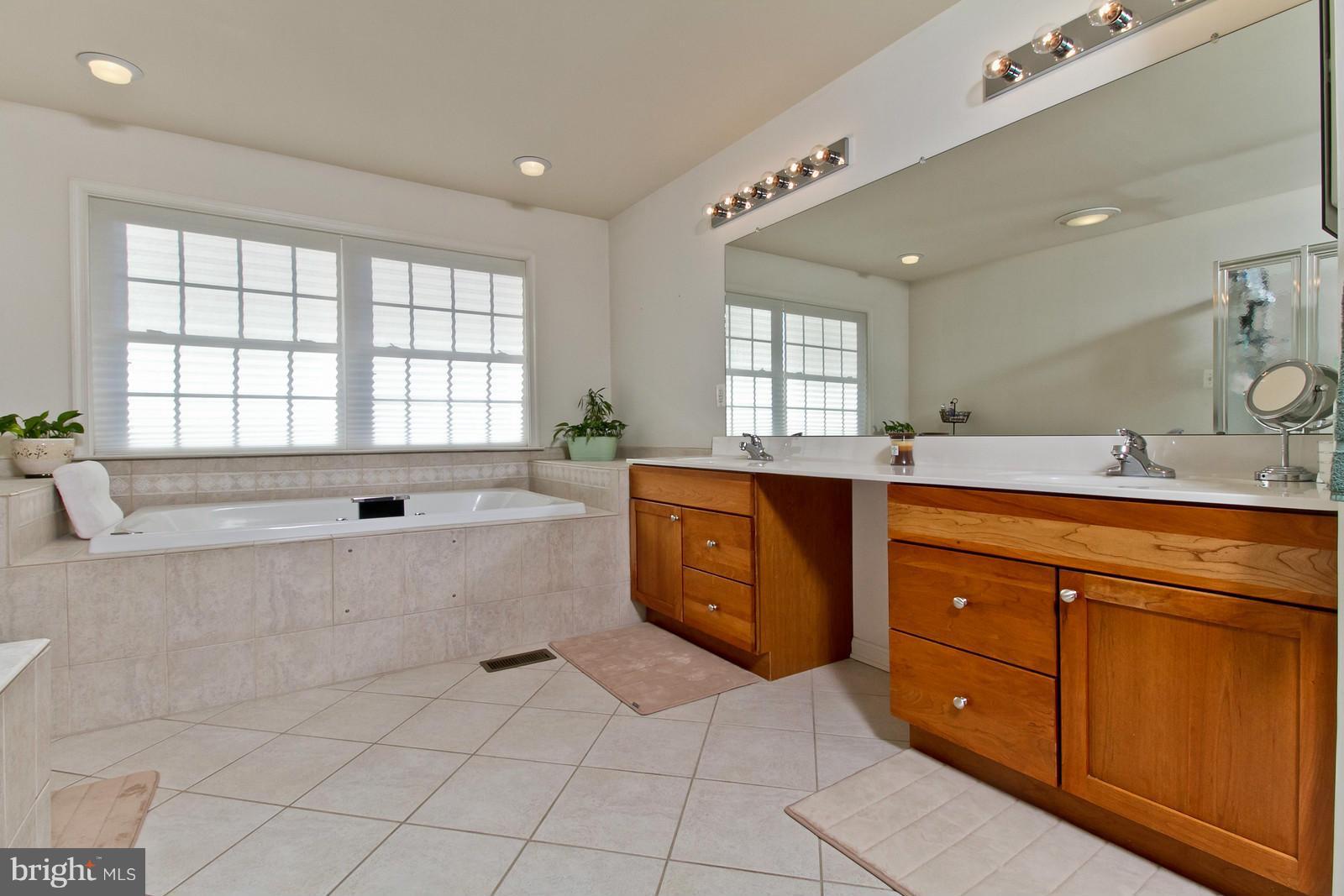 6532 Ford Road Frederick, MD 21702 - Photo 18 of 30 Whirlpool, shower, double vanity, tiled floors