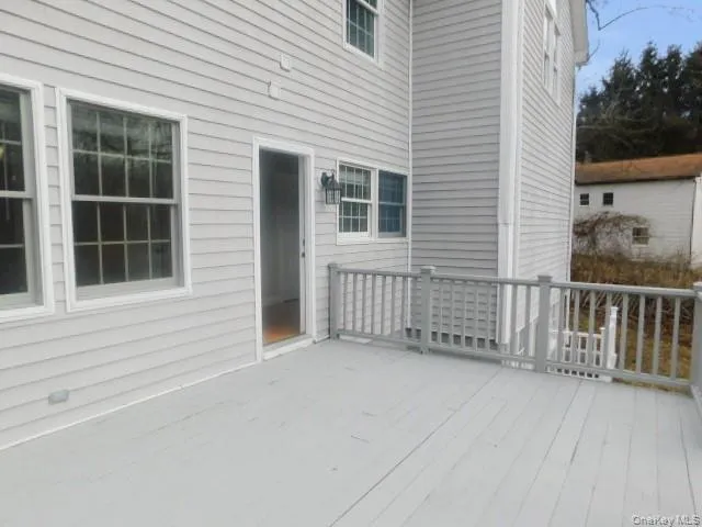 a view of a house with deck