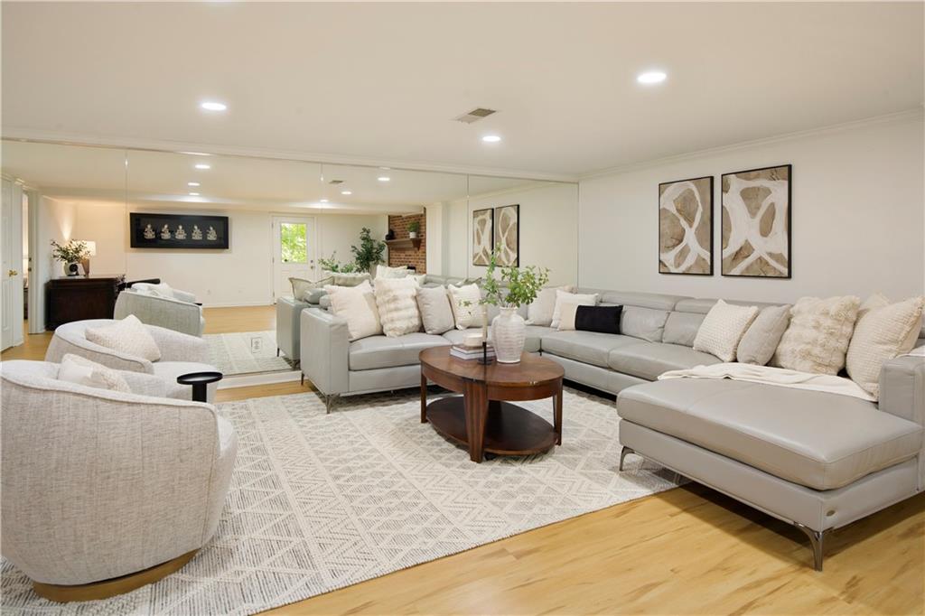 2935 Coles Way Atlanta, GA 30350 - Photo 35 of 56 a living room with furniture and a couch