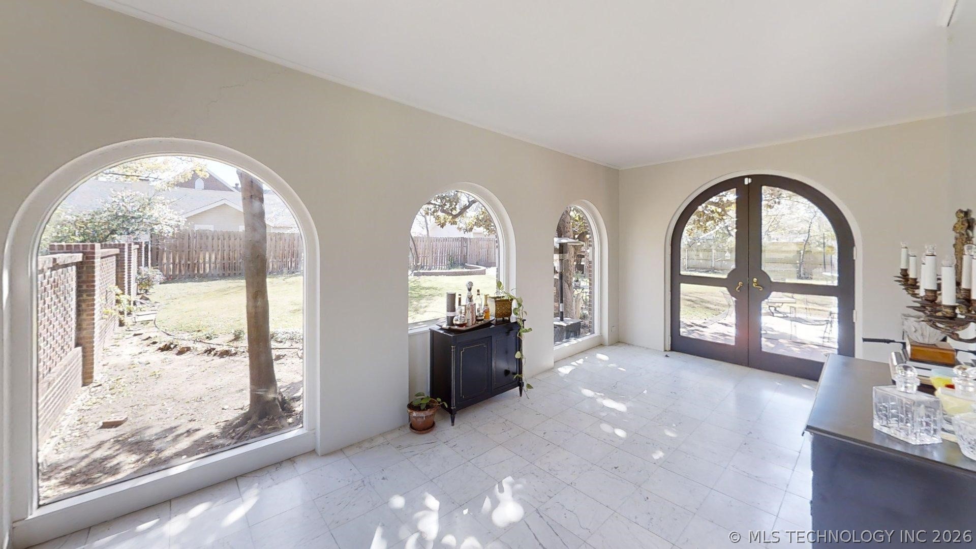 Sunroom off of Living room