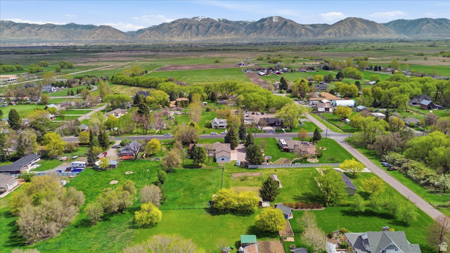 45 West 100 South Mendon, UT 84325 - Photo 53 of 64 Aerial view of residential area with a mountain backdrop