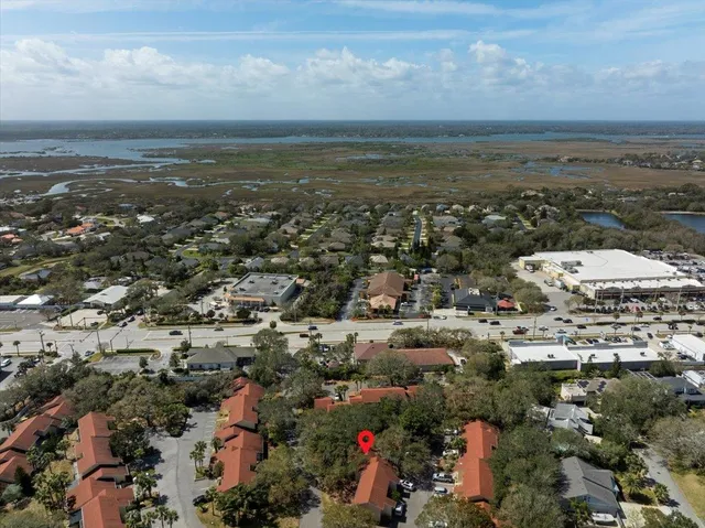 a view of city and ocean