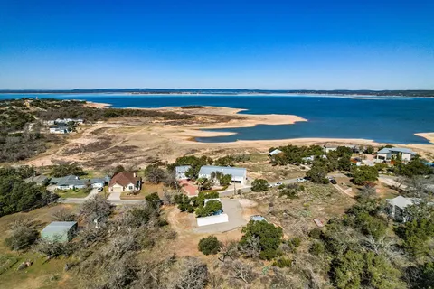 a view of the terrace along with road and trees
