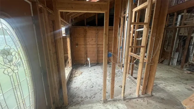 a view of a door of the house