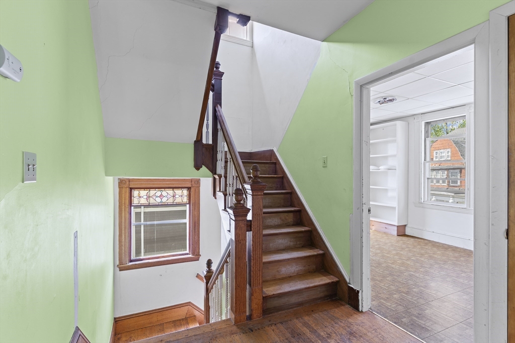 10 Alcott Street Boston, MA 02134 - Photo 20 of 36 a view of entryway and hall with wooden floor