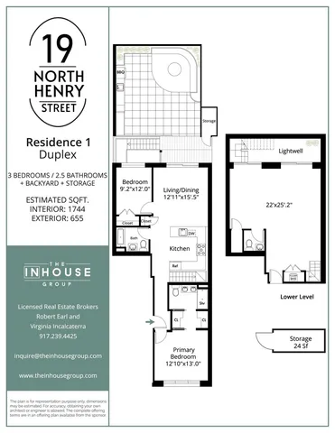 $2,249,000 | 19 North Henry Street, Unit 1B | Williamsburg