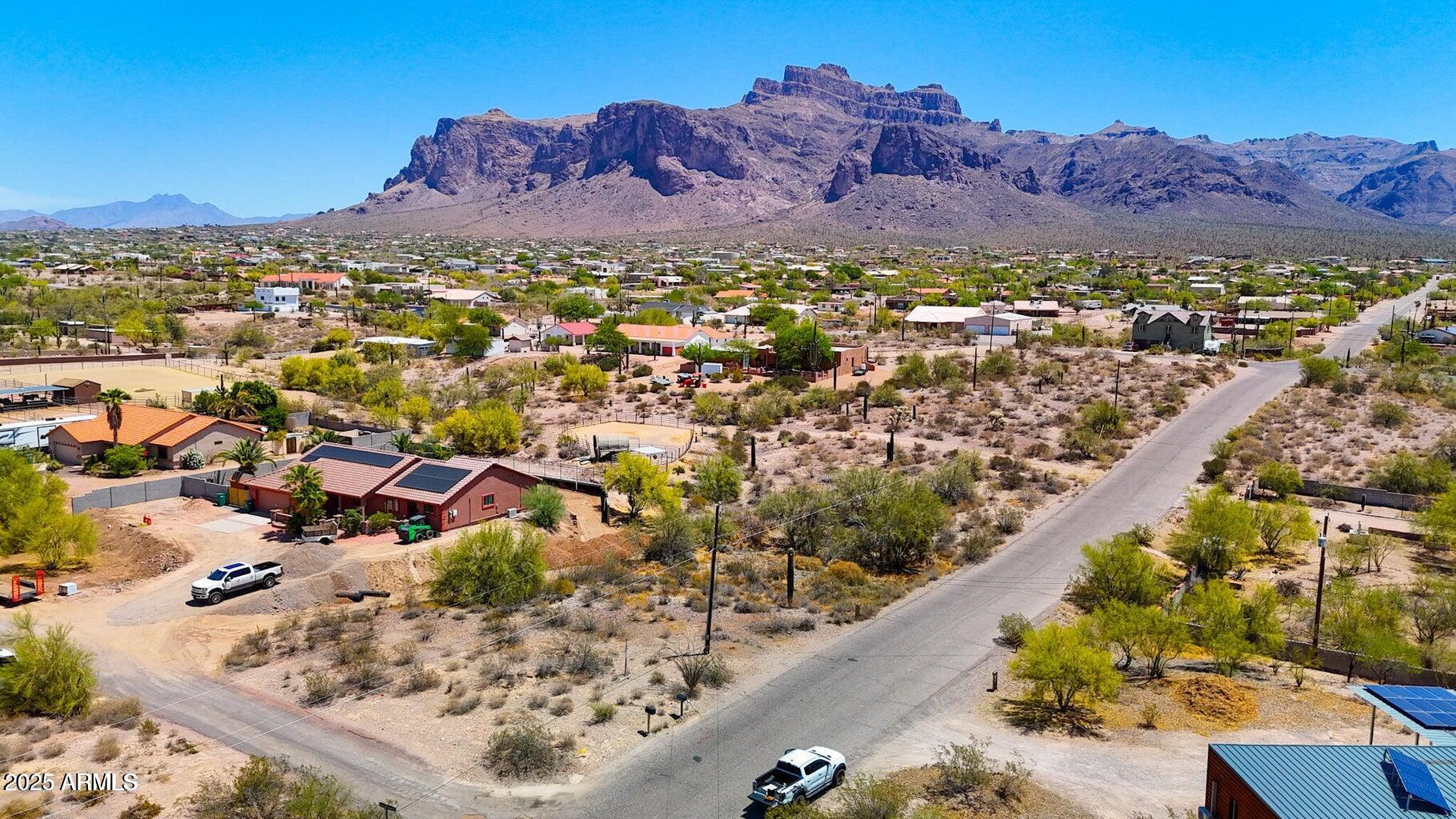 0 North Roadrunner Road Apache Junction, AZ 85119 - Photo 8 of 12 a view of a city with a mountain