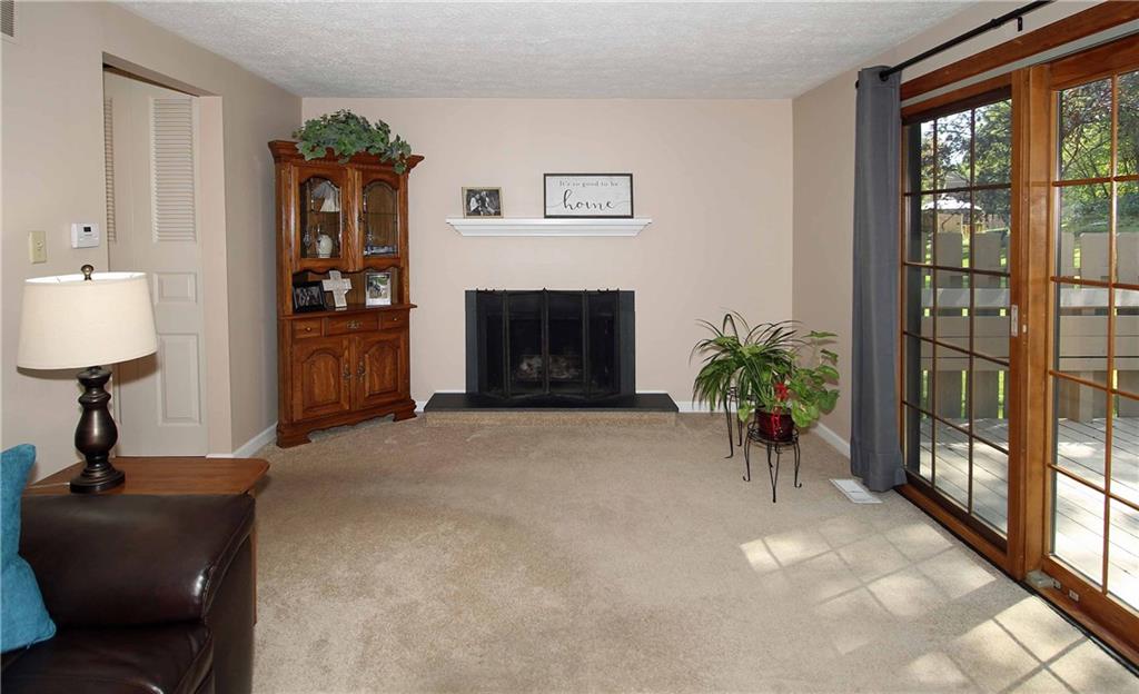 3143 Laurel Ridge Circle Bridgeville, PA 15017 - Photo 6 of 25 Living Room View and Fireplace